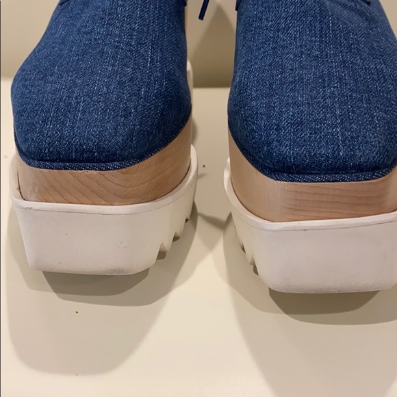 Stella McCartney Denim Platform Sneaker - Picture 7 of 8